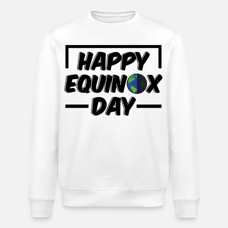 Joyeux jour de l’équinoxe Bénédictions d’Ostara - Sweat bio ROLLER Stanley/Stella Unisexe - blanc