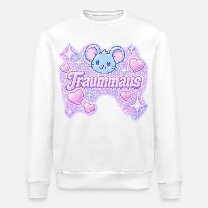 traummaus / y2k Design - Stanley/Stella Unisex Bio-Sweatshirt ROLLER - Weiß