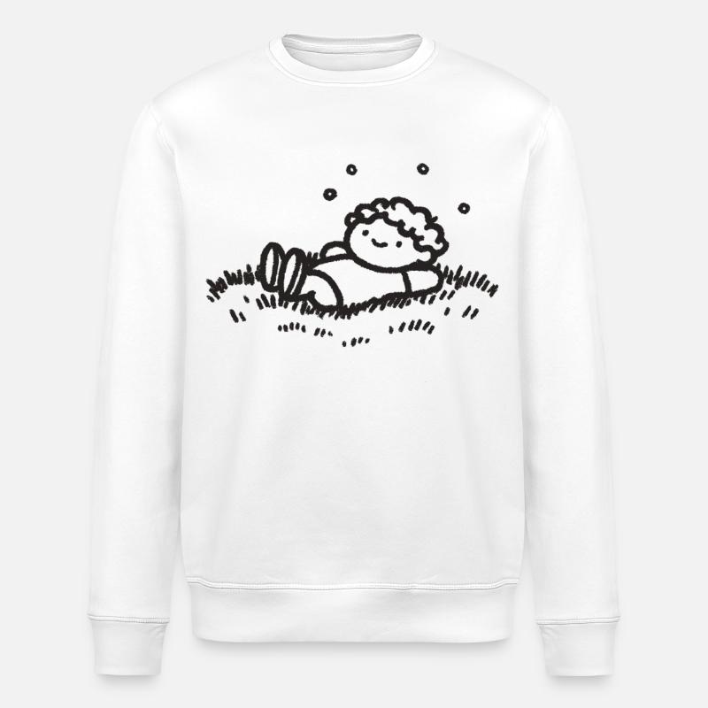 Wiesenruhe - Stanley/Stella Unisex Bio-Sweatshirt ROLLER - Weiß