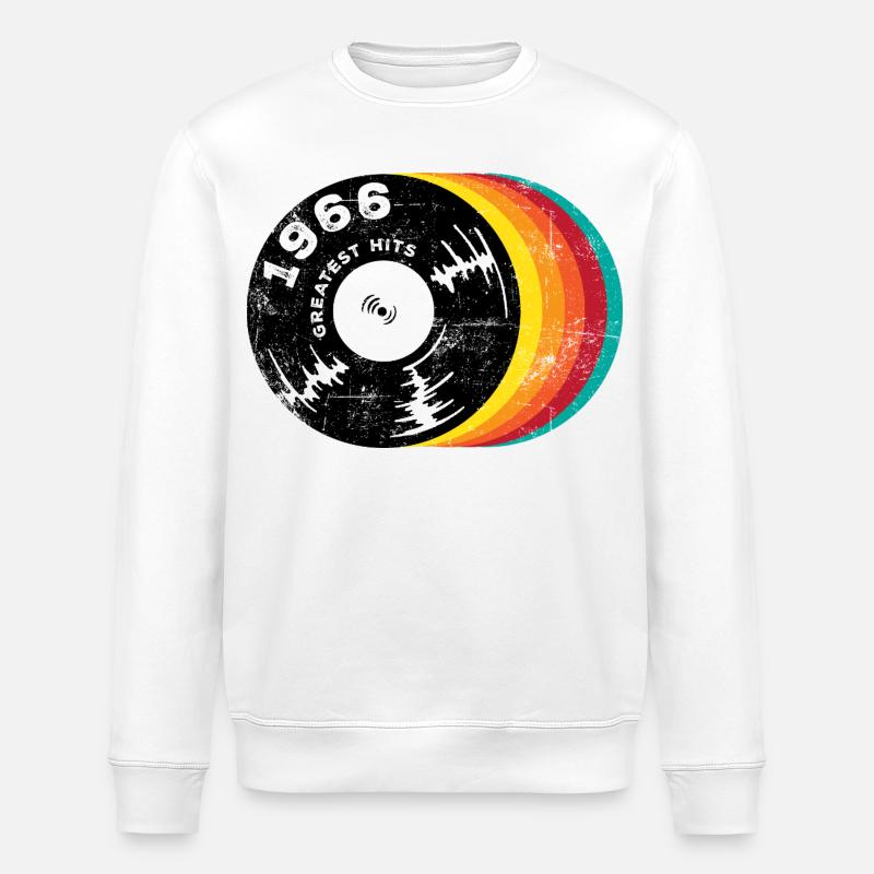 Grands succès 1966 - Sweat bio ROLLER Stanley/Stella Unisexe - blanc