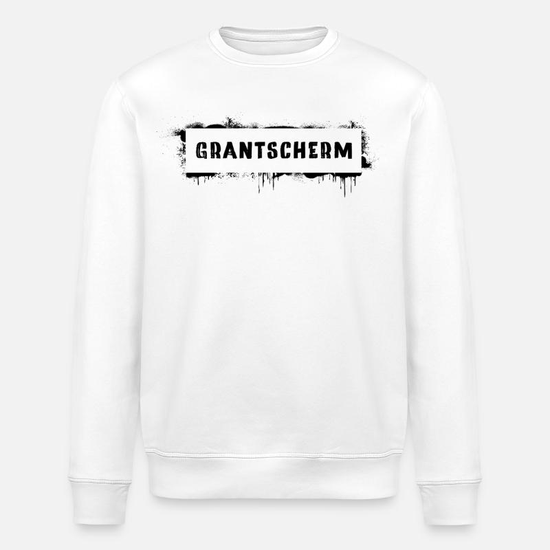 Grantscherm – Viennese dialect cult saying - Stanley/Stella ROLLER Unisex Organic Sweatshirt - white