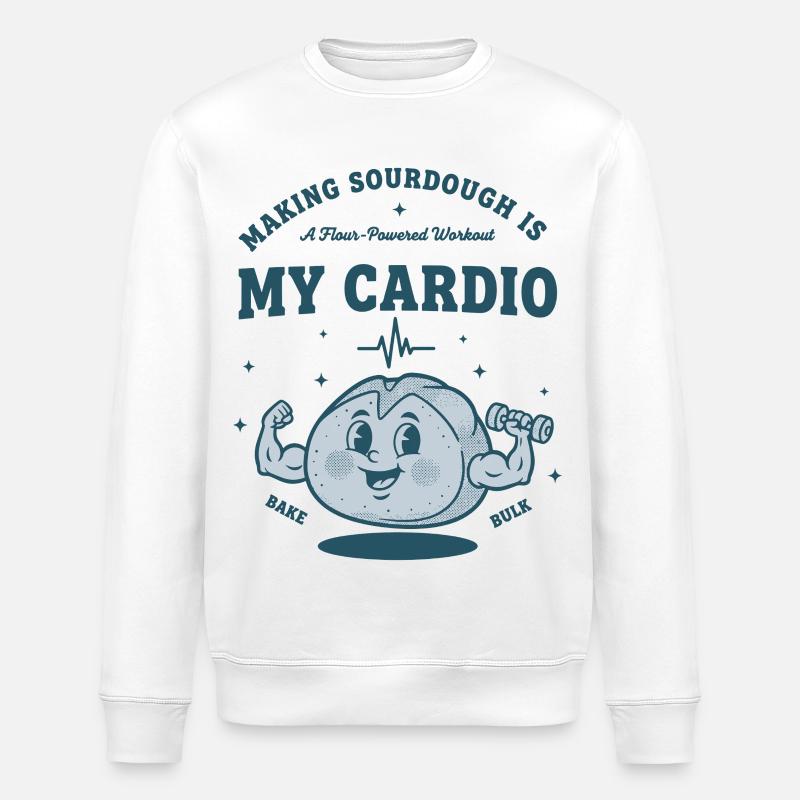 Sauerteigbrot Backen Sauerteig machen - Stanley/Stella Unisex Bio-Sweatshirt ROLLER - Weiß