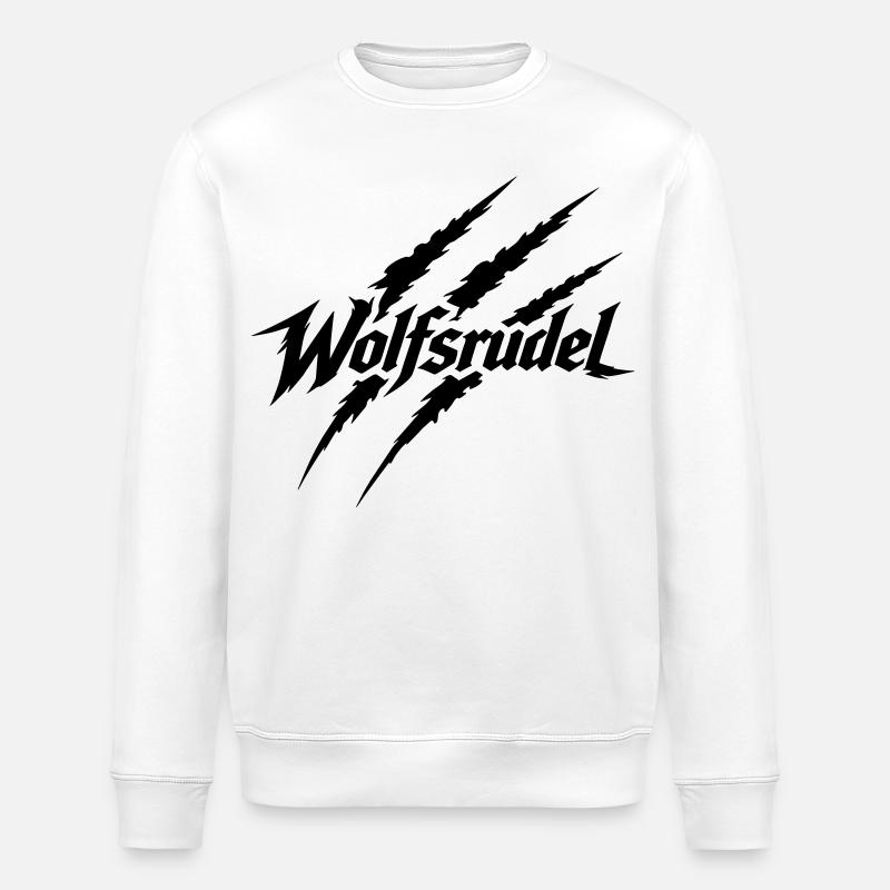 Wolfsrudel - Stanley/Stella Unisex Bio-Sweatshirt ROLLER - Weiß