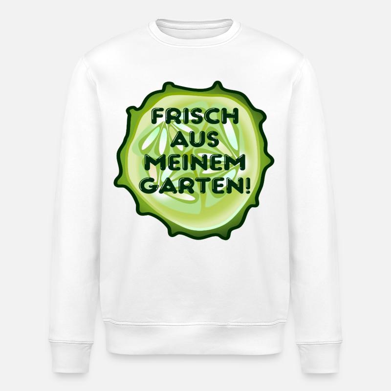Hobby Garten Gemüse - Stanley/Stella Unisex Bio-Sweatshirt ROLLER - Weiß