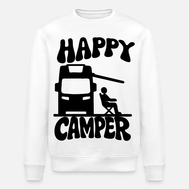 Campeur - Sweat bio ROLLER Stanley/Stella Unisexe - blanc