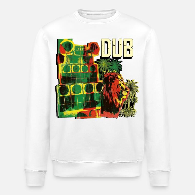 Dub Reggae Soundsystem Session - Sweat bio ROLLER Stanley/Stella Unisexe - blanc