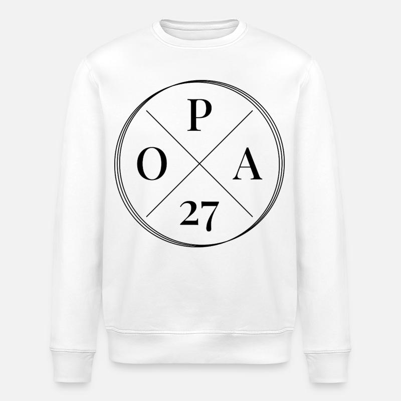 Opa 2027 - Stanley/Stella Unisex Bio-Sweatshirt ROLLER - Weiß