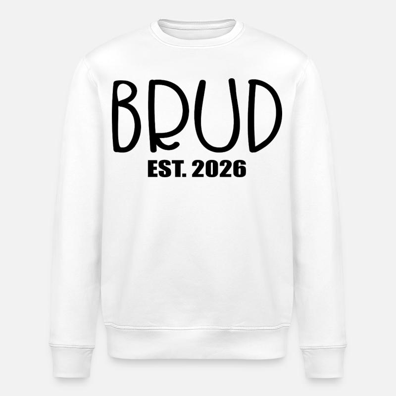 Braut 2026 - Stanley/Stella Unisex Bio-Sweatshirt ROLLER - Weiß