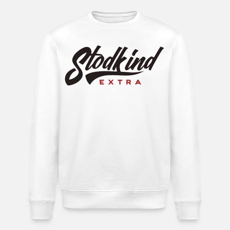 Stodkind Extra Black - Stanley/Stella Unisex Bio-Sweatshirt ROLLER - Weiß