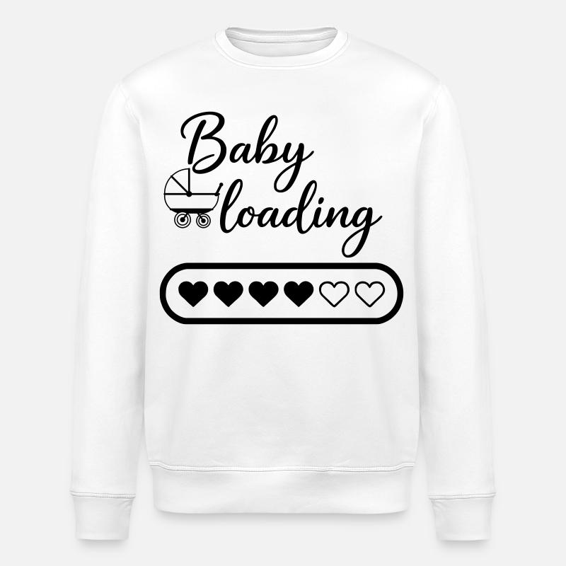 Chargement de bébé - Sweat bio ROLLER Stanley/Stella Unisexe - blanc