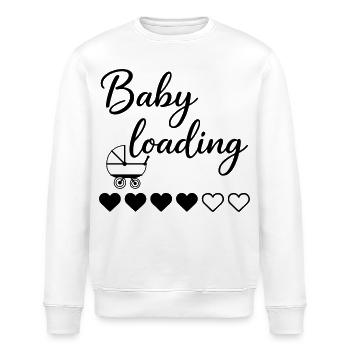 Chargement de bébé - Sweat bio ROLLER Stanley/Stella Unisexe - blanc - Devant - Nik (191cm)