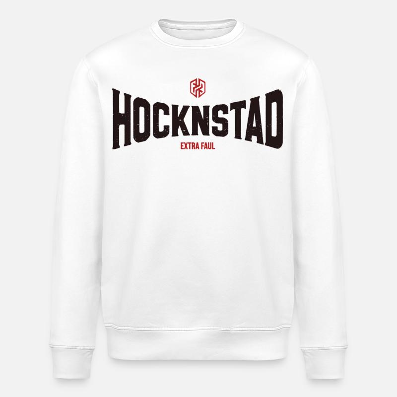 Hocknstad - Sweat bio ROLLER Stanley/Stella Unisexe - blanc