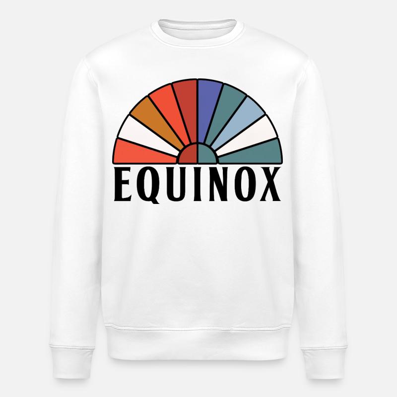 Équinoxe Joyeuses Pâques Ostara Pagan - Sweat bio ROLLER Stanley/Stella Unisexe - blanc