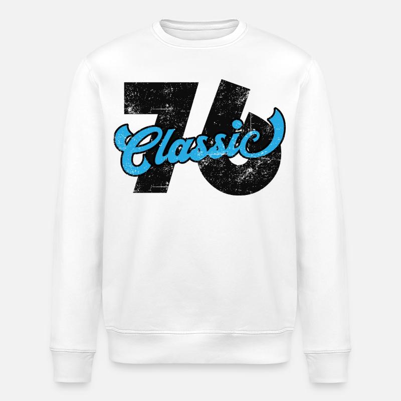 50e anniversaire 1976 - Sweat bio ROLLER Stanley/Stella Unisexe - blanc