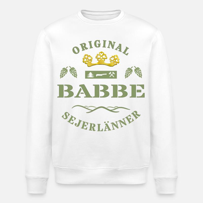 Sejerlaenner Babbe Siegerländer Sire Siegerland - Sweat bio ROLLER Stanley/Stella Unisexe - blanc