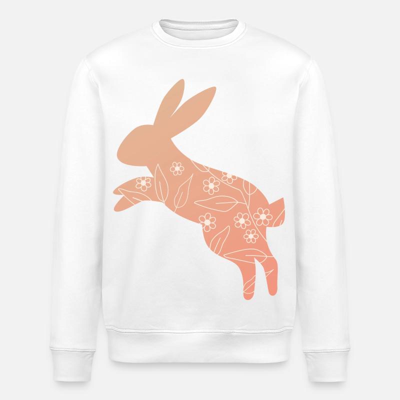 Easter Bunny Easter - Stanley/Stella ROLLER Unisex Organic Sweatshirt - white