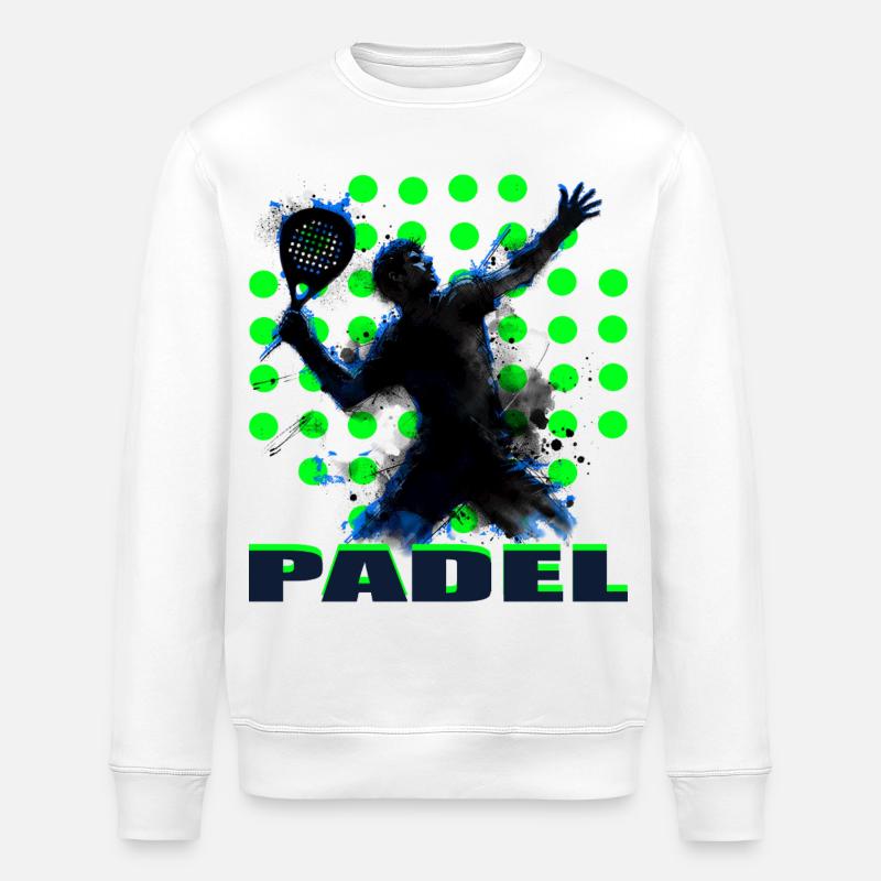 Padel - Stanley/Stella Unisex Bio-Sweatshirt ROLLER - Weiß