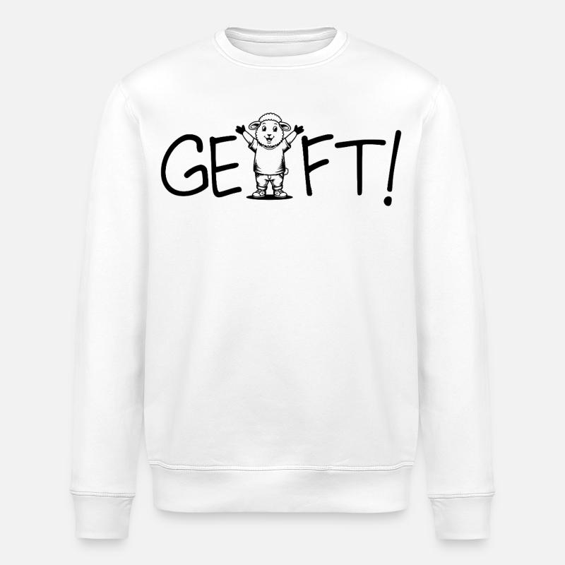 Marché conclu ! Moutons - Sweat bio ROLLER Stanley/Stella Unisexe - blanc