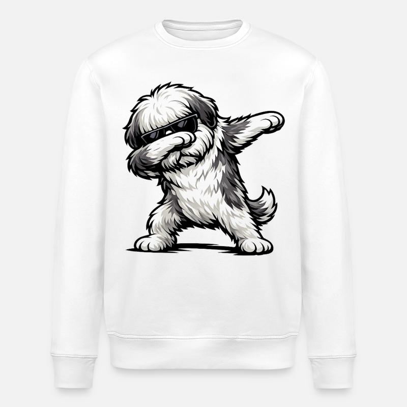 Taponage de la queue bobtail - Sweat bio ROLLER Stanley/Stella Unisexe - blanc