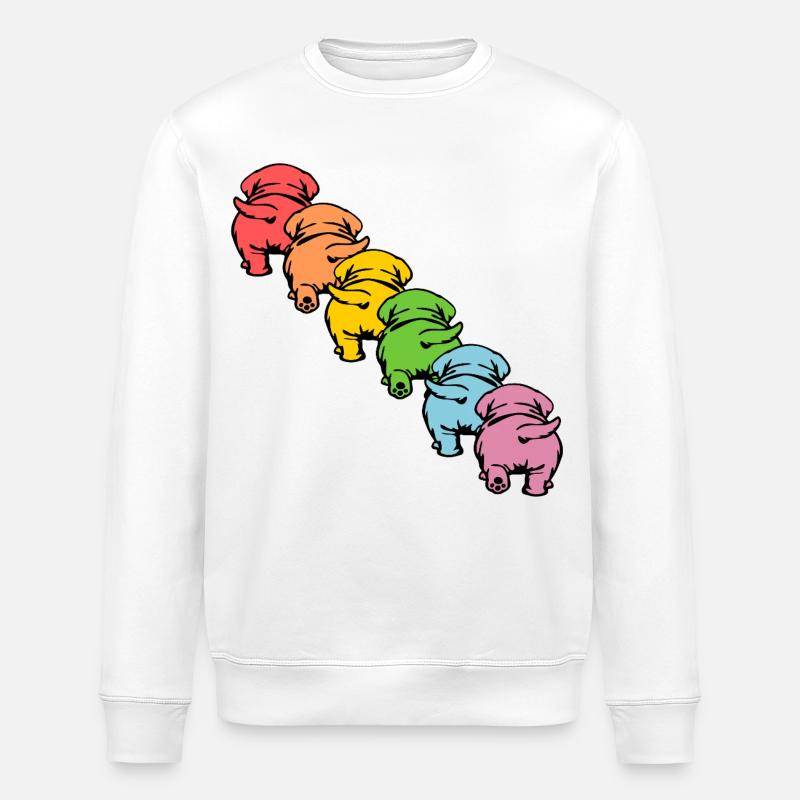 INCLUSION DES CHIENS DIVERSITÉ - Sweat bio ROLLER Stanley/Stella Unisexe - blanc