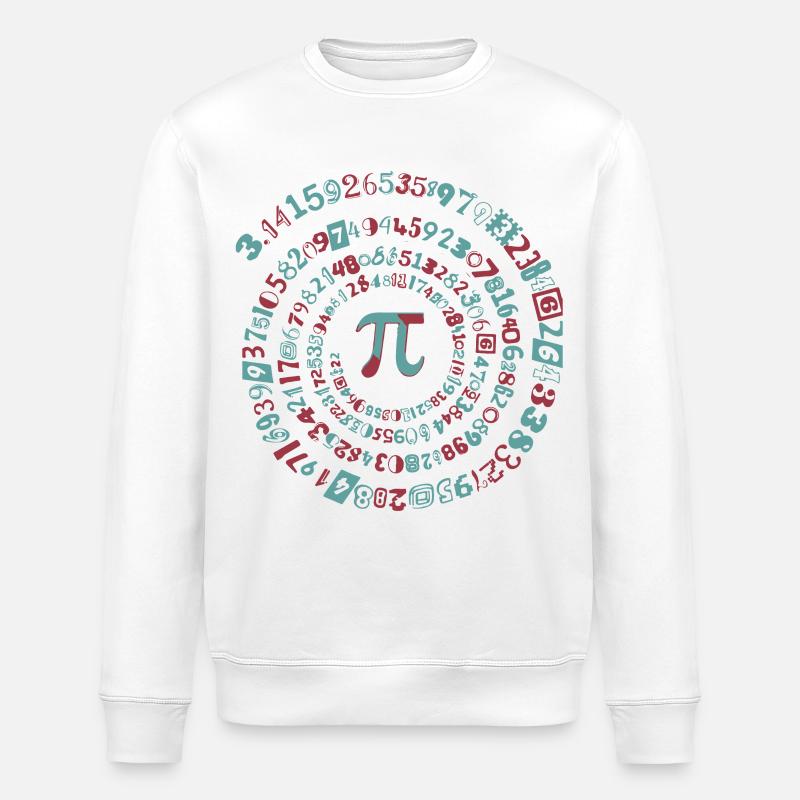 Pi - Mathématiques - Sweat bio ROLLER Stanley/Stella Unisexe - blanc