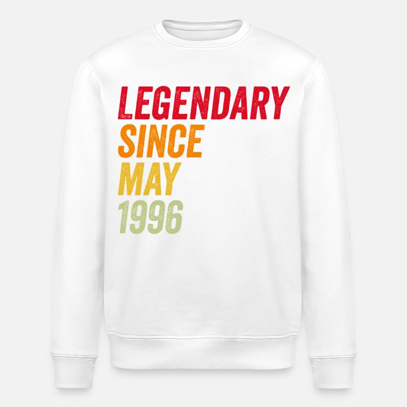 30e anniversaire 30e - Sweat bio ROLLER Stanley/Stella Unisexe - blanc