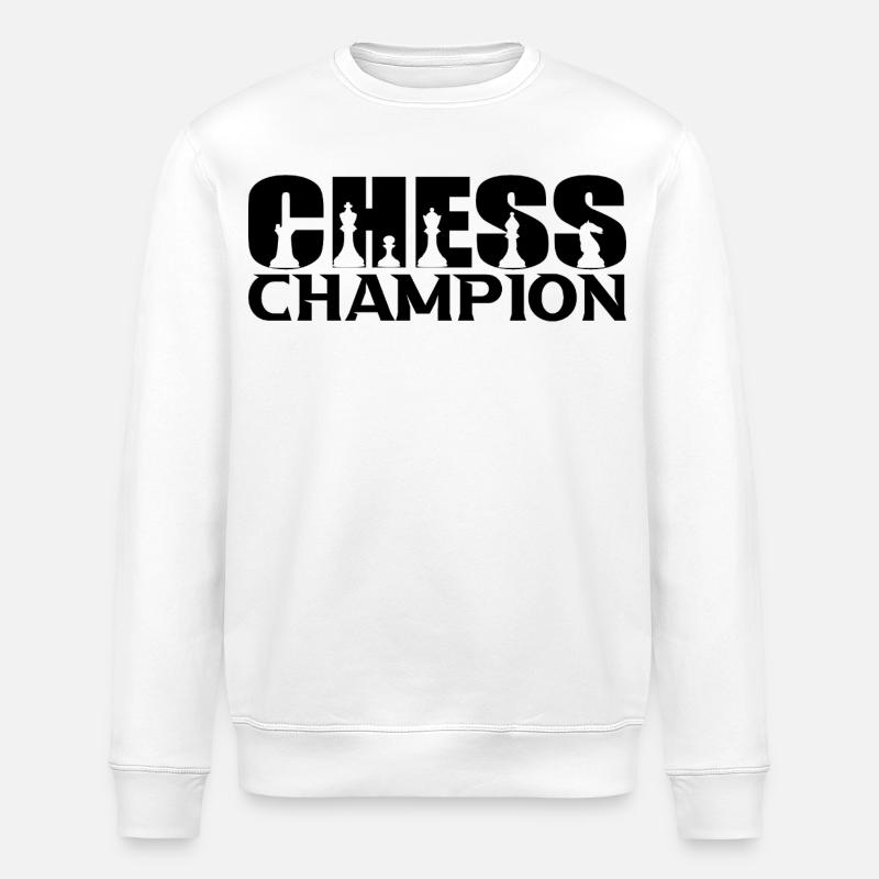 Chess - Stanley/Stella Unisex Bio-Sweatshirt ROLLER - Weiß