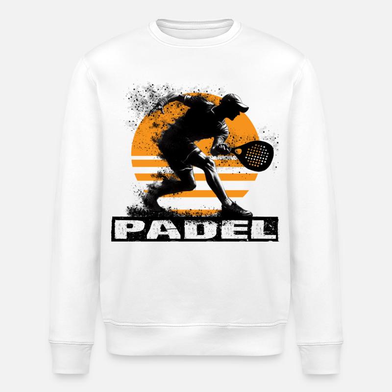 Padel - Stanley/Stella Unisex Bio-Sweatshirt ROLLER - Weiß