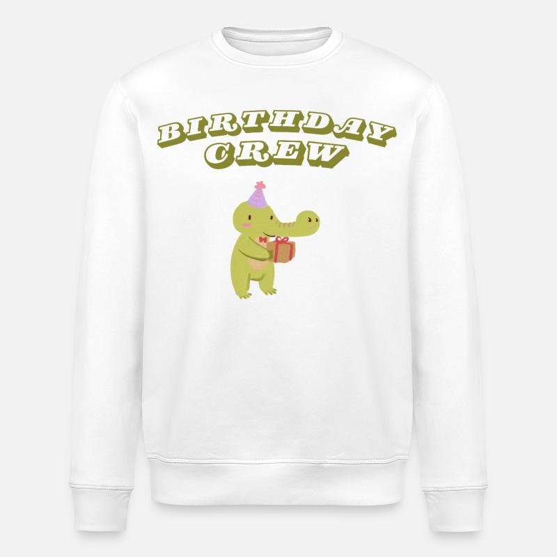 Équipe d’anniversaire - Sweat bio ROLLER Stanley/Stella Unisexe - blanc