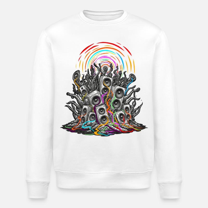 Enceinte psyche - Sweat bio ROLLER Stanley/Stella Unisexe - blanc