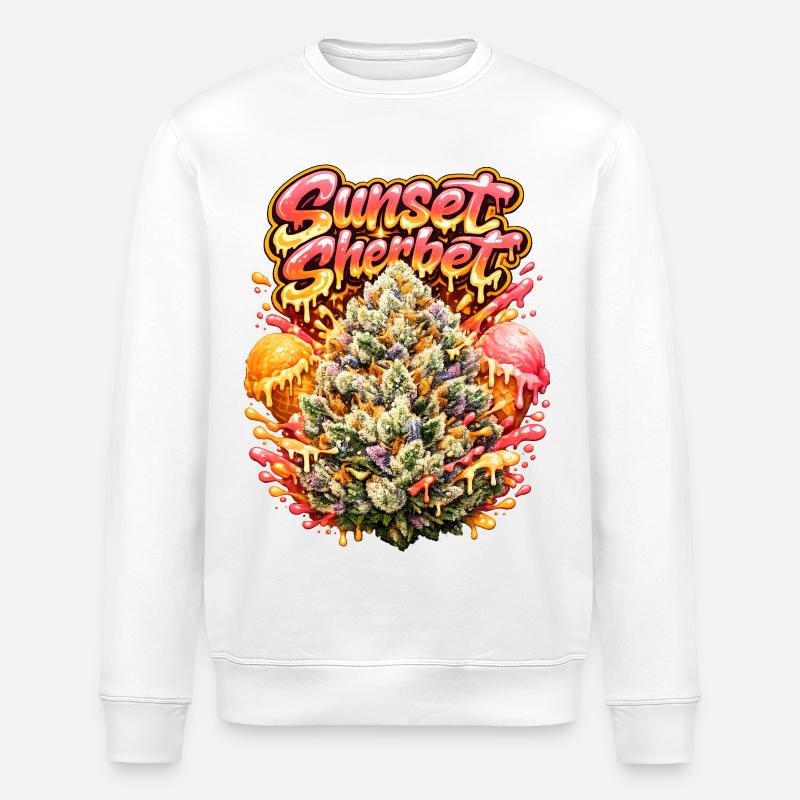 Graffiti Stylit Sunset - Sweat bio ROLLER Stanley/Stella Unisexe - blanc