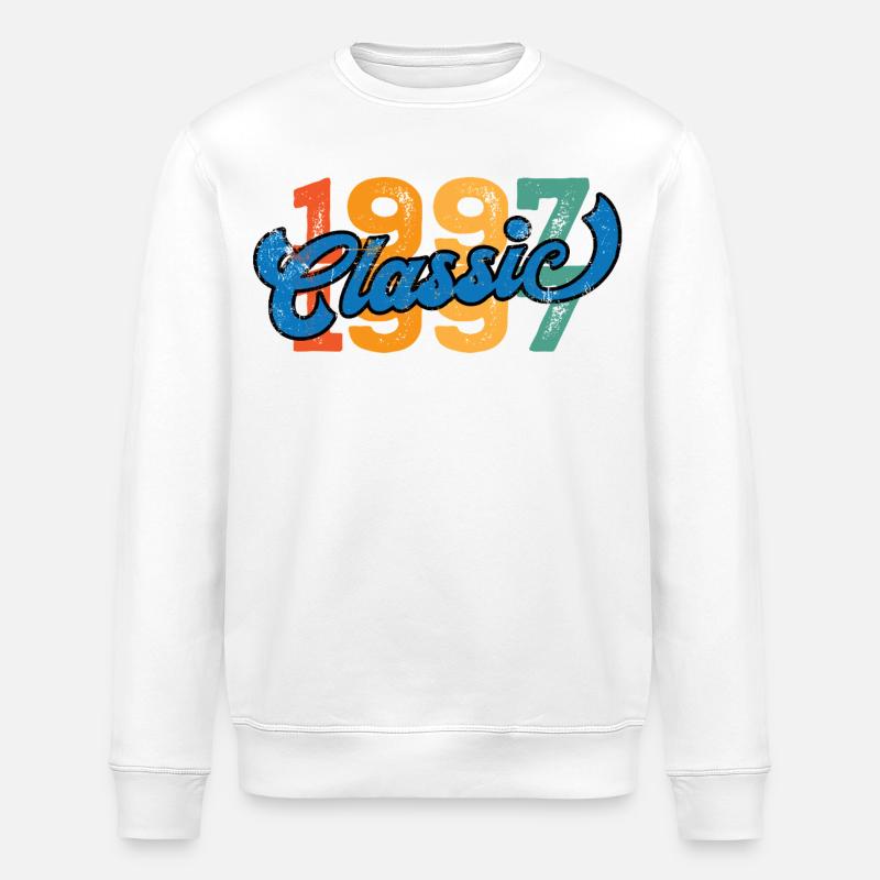 Vintage 1997 - Stanley/Stella ROLLER Unisex Organic Sweatshirt - white