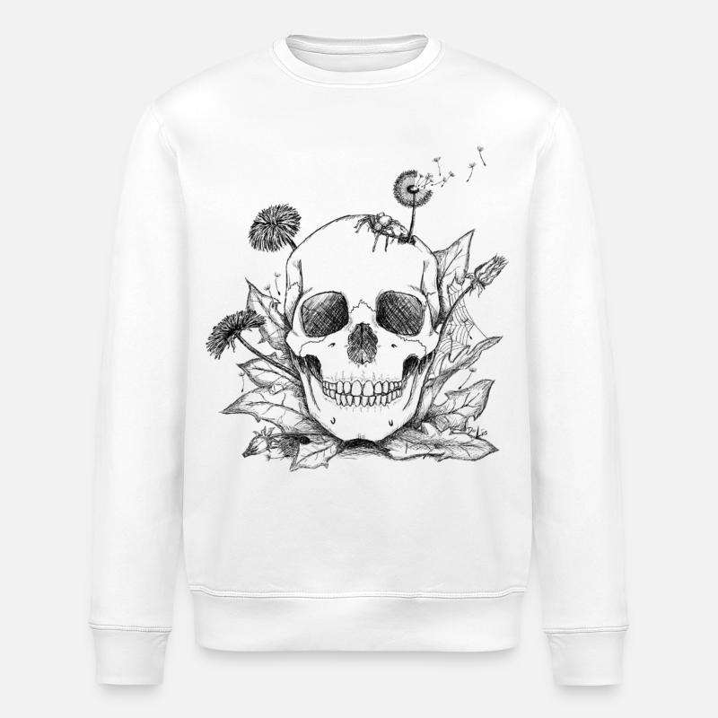 Transitoriété et puissance - Sweat bio ROLLER Stanley/Stella Unisexe - blanc