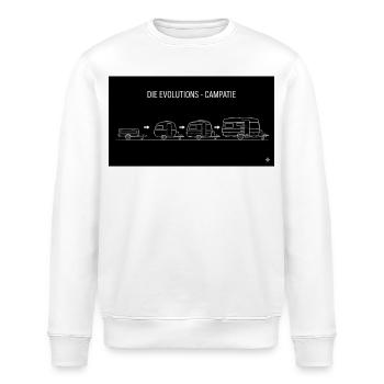 die evolutions campatie - Stanley/Stella Unisex Bio-Sweatshirt ROLLER - Weiß - Vorne - Nik (191cm)