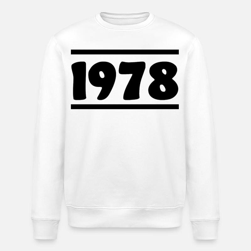 1978 Anniversaire 1978 - Sweat bio ROLLER Stanley/Stella Unisexe - blanc