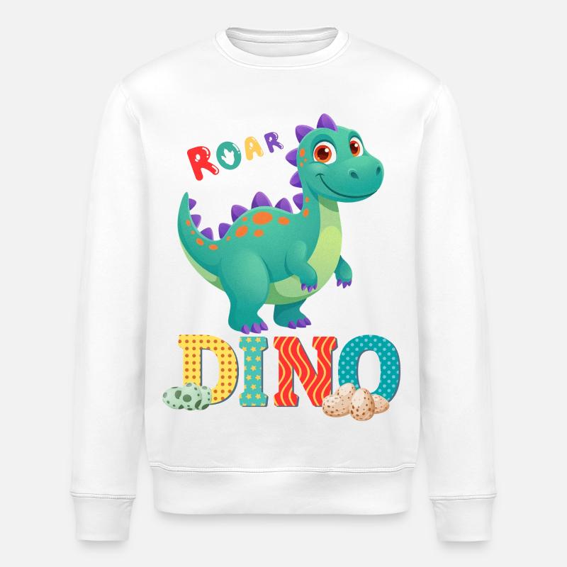 dino - Sweat bio ROLLER Stanley/Stella Unisexe - blanc