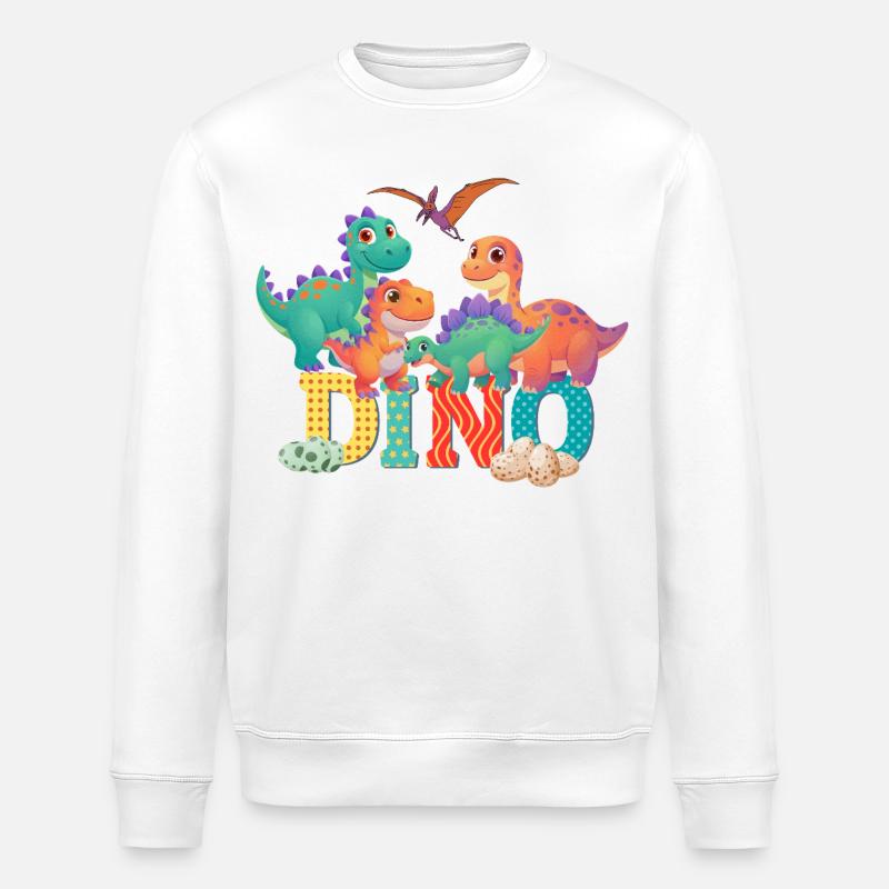 dino - Sweat bio ROLLER Stanley/Stella Unisexe - blanc