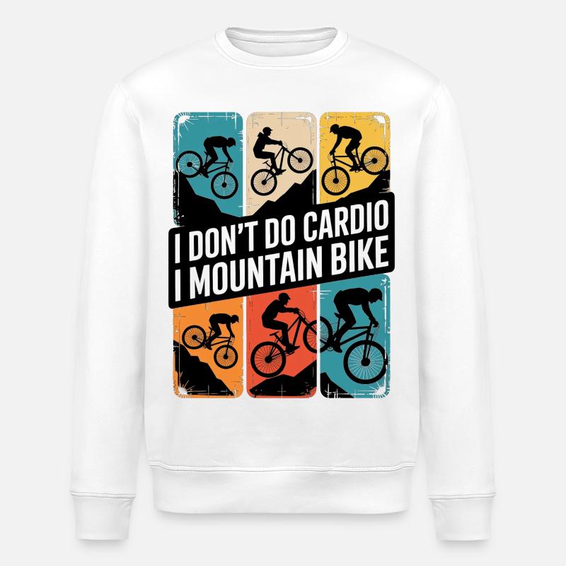 VTT, Descente, Action du cyclisme - Sweat bio ROLLER Stanley/Stella Unisexe - blanc