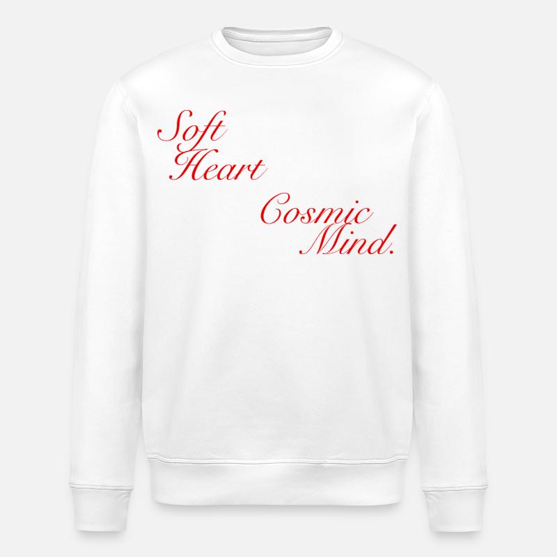 Soft Heart Cosmic Mind - Sweat bio ROLLER Stanley/Stella Unisexe - blanc