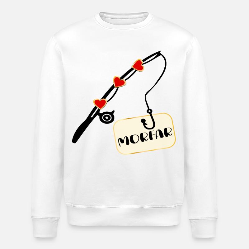 Opa Angelrute - Stanley/Stella Unisex Bio-Sweatshirt ROLLER - Weiß