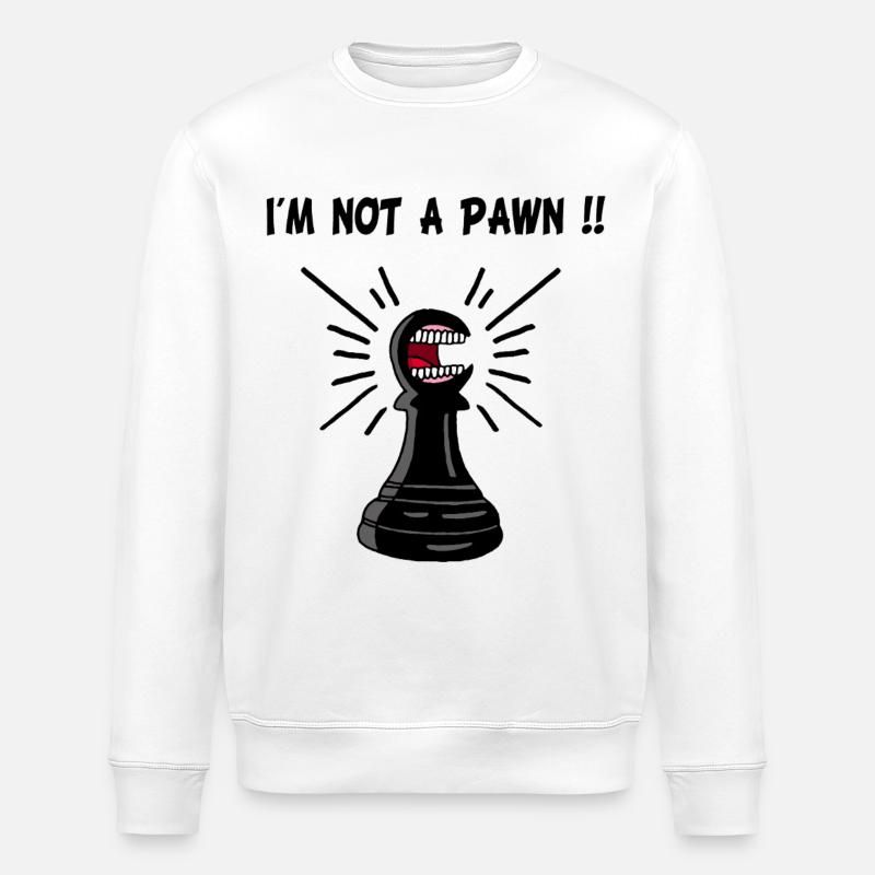 checkmate - Stanley/Stella ROLLER Unisex Organic Sweatshirt - white