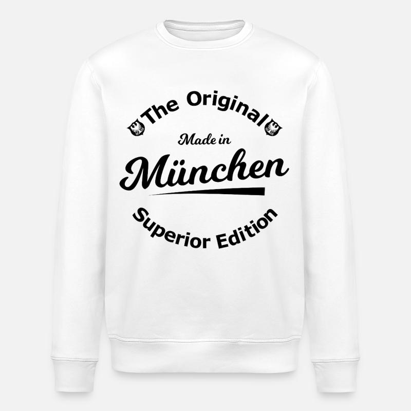 Münchner Buam - Stanley/Stella Unisex Bio-Sweatshirt ROLLER - Weiß