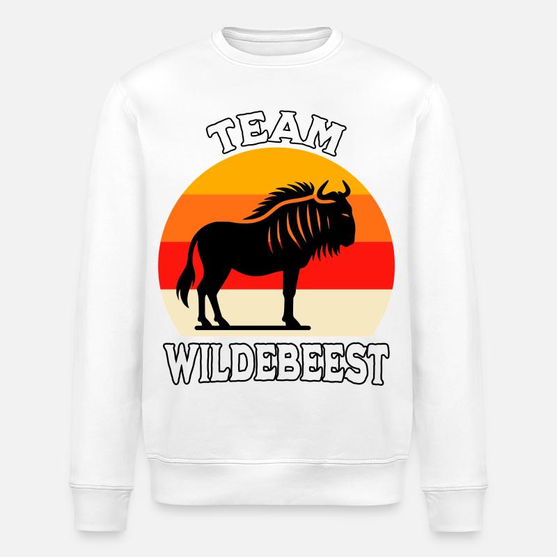 Team Gnu - Stanley/Stella Unisex Bio-Sweatshirt ROLLER - Weiß