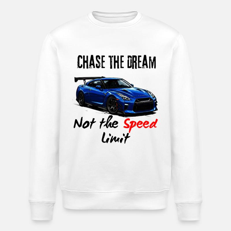 Conçu pour la vitesse - Sweat bio ROLLER Stanley/Stella Unisexe - blanc