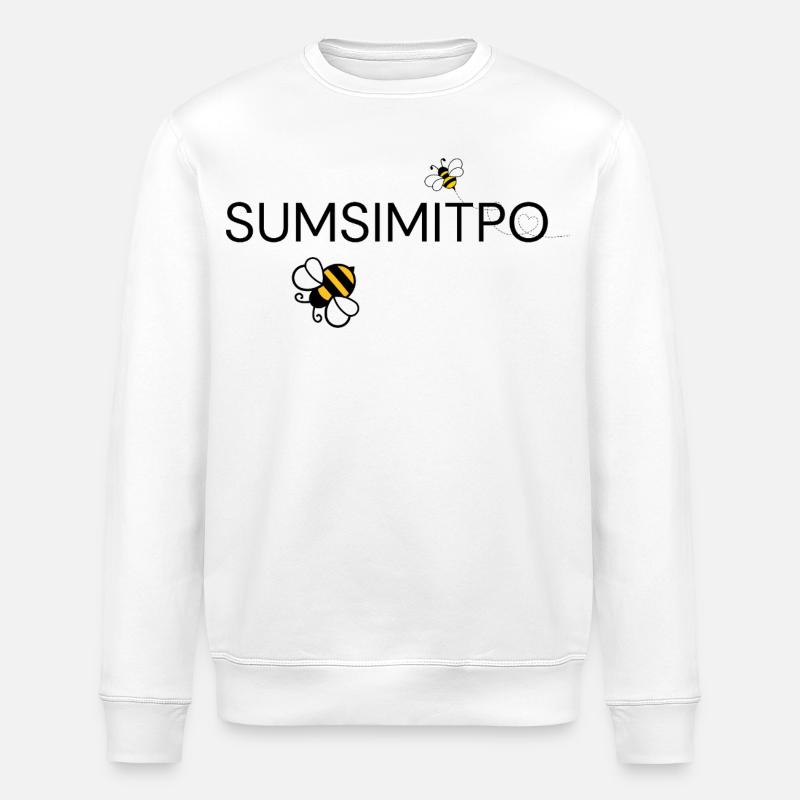 SUMSIMITPO - Stanley/Stella Unisex Bio-Sweatshirt ROLLER - Weiß