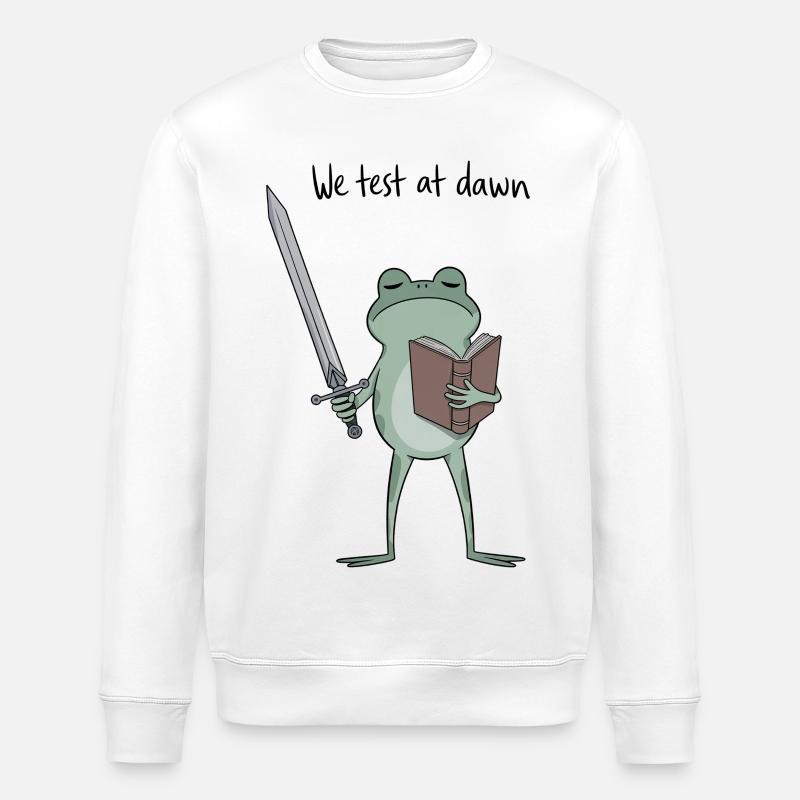 Le Chevalier Grenouille À l’Aube lit - Sweat bio ROLLER Stanley/Stella Unisexe - blanc