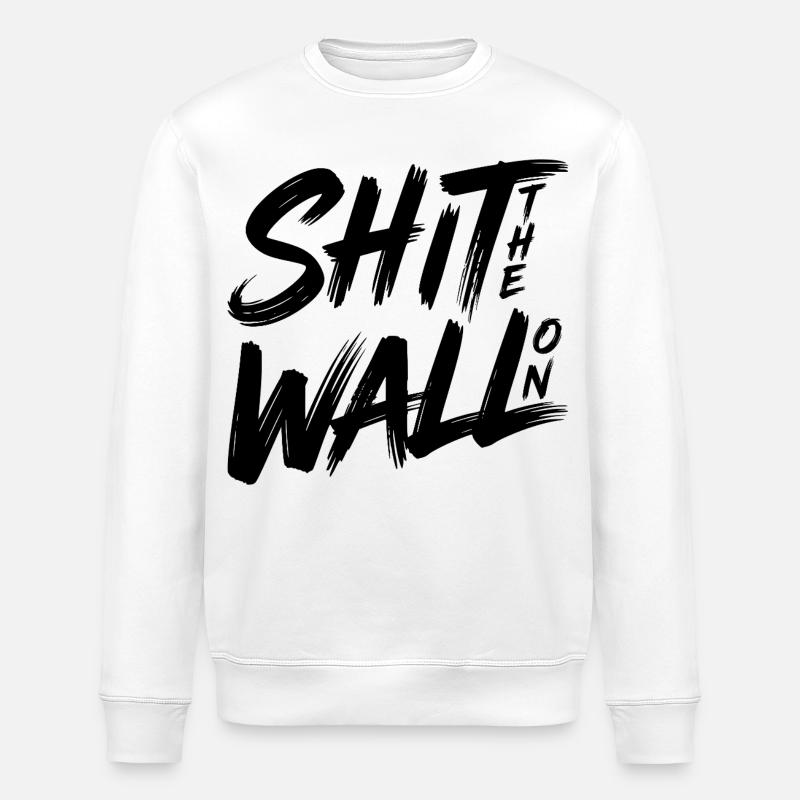 Arrête le mur - Sweat bio ROLLER Stanley/Stella Unisexe - blanc