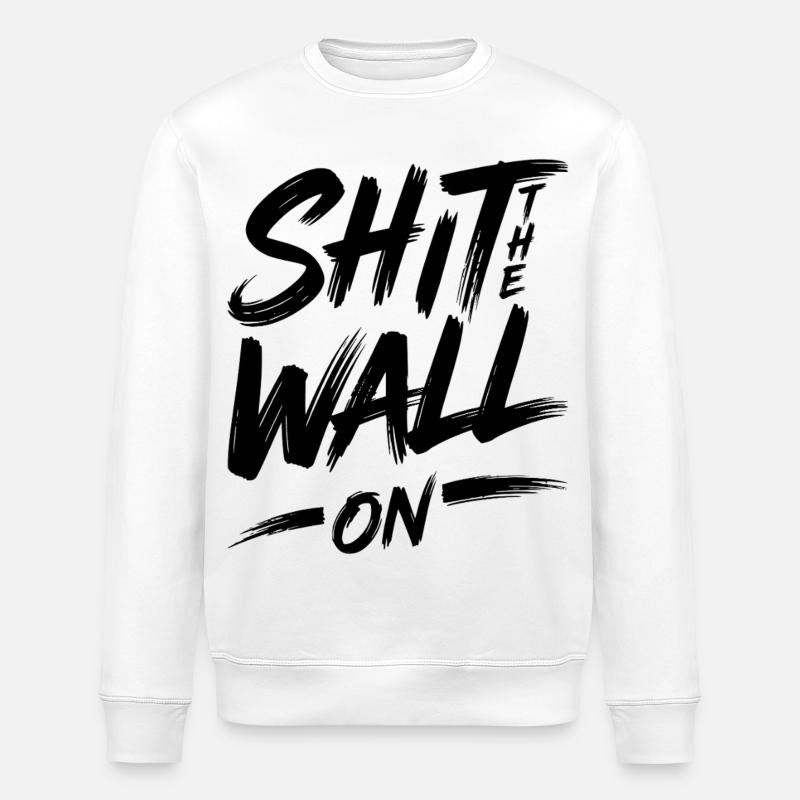 Arrête le mur - Sweat bio ROLLER Stanley/Stella Unisexe - blanc