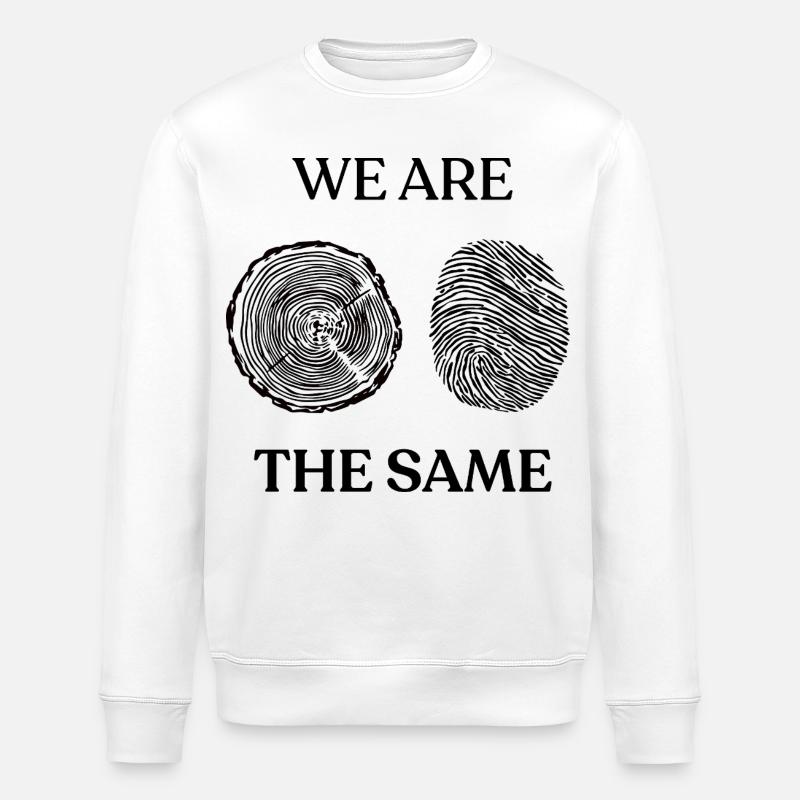 Wir sind gleich - Stanley/Stella Unisex Bio-Sweatshirt ROLLER - Weiß