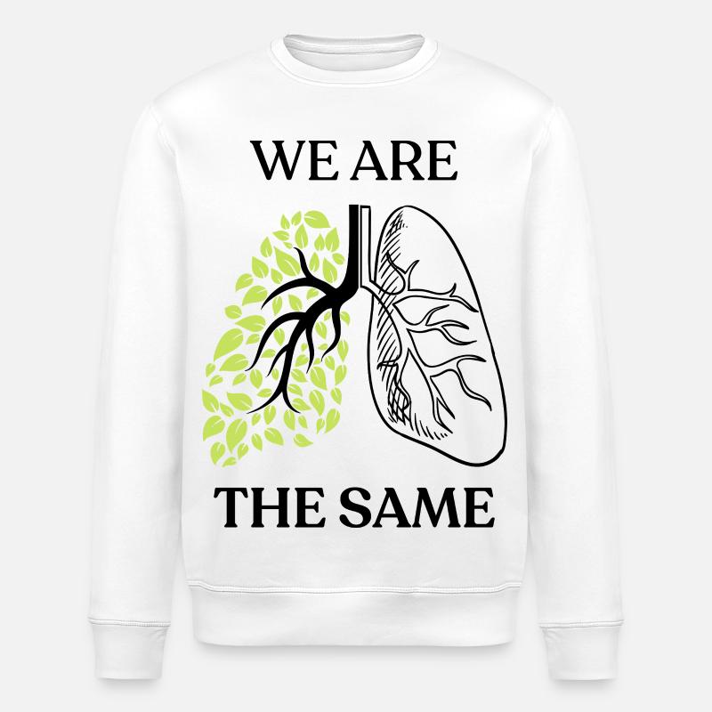 Wir sind gleich - Stanley/Stella Unisex Bio-Sweatshirt ROLLER - Weiß